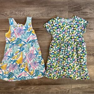 Floral and Tropical Kids Dress Set